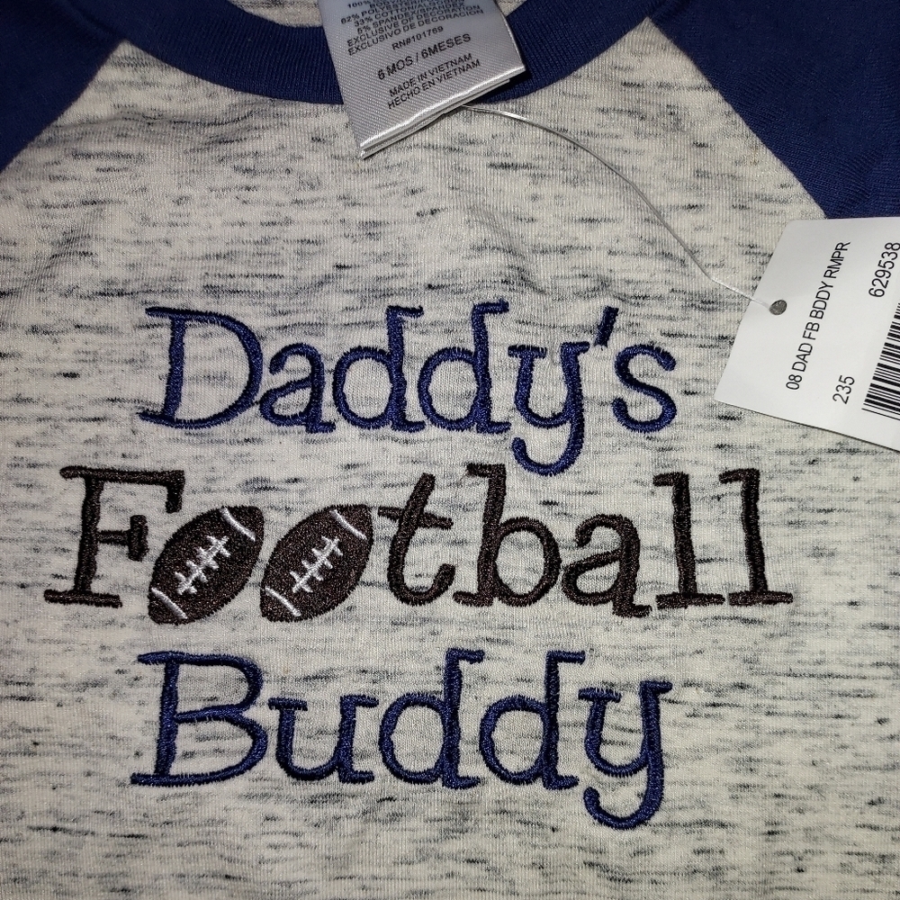 Goodlad Daddys football buddy onesie - Picture 3 of 5